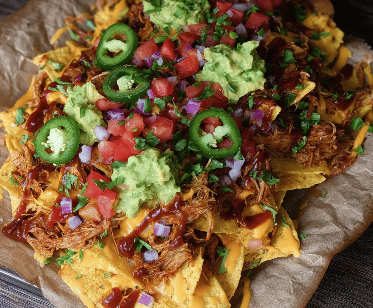 Easy BBQ Pulled Pork Nachos Recipe