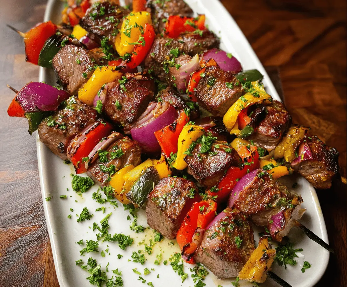 Easy Beef Kabobs Recipe for Summer Grill
