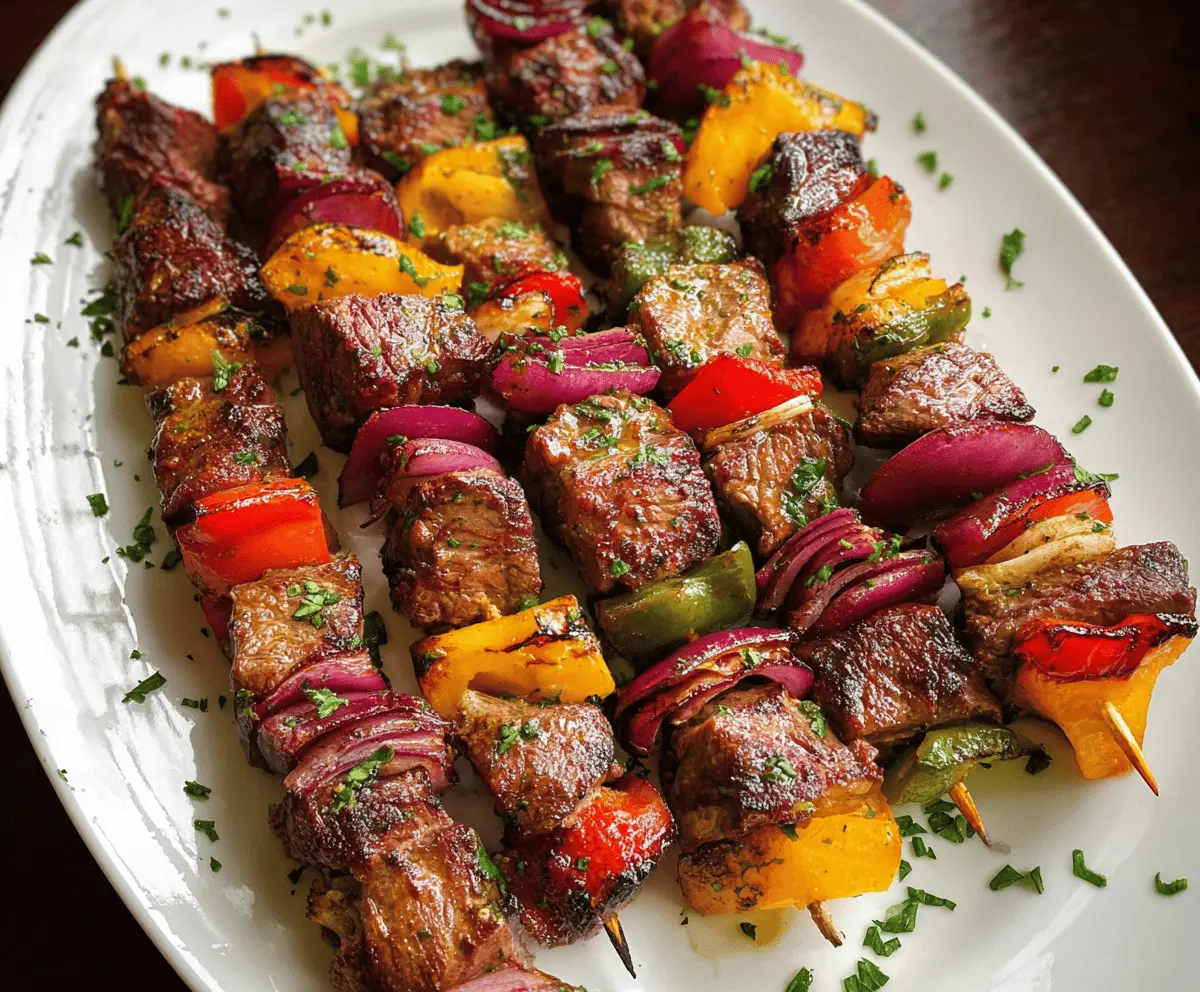 Easy Beef Kabobs Recipe for Summer Grill