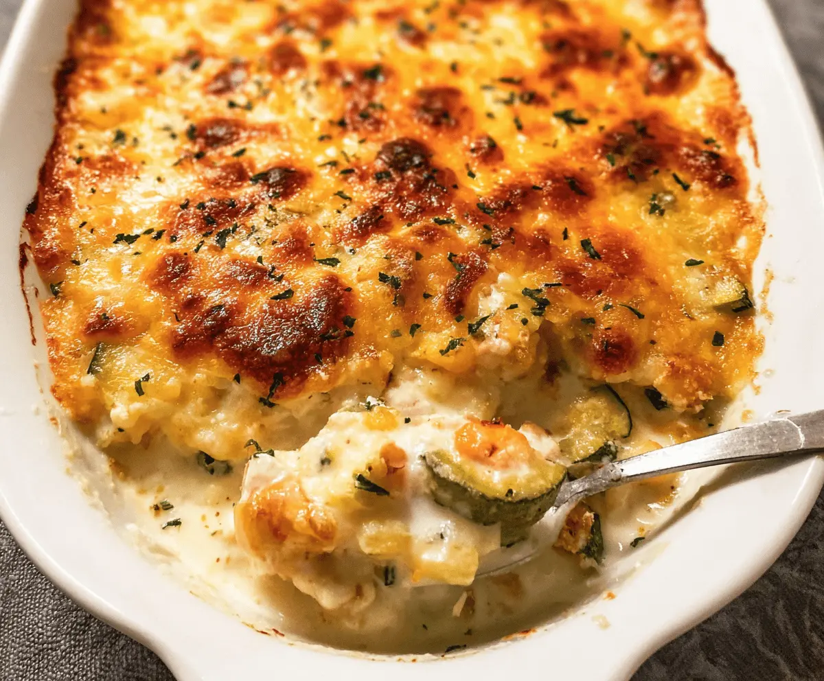 Easy Chicken Zucchini Casserole Recipe
