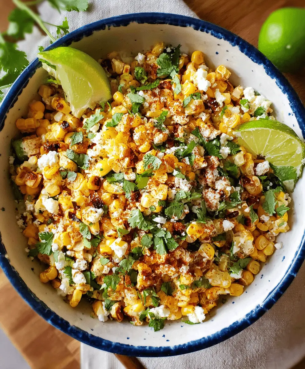 Easy Mexican Street Corn Salad Recipe