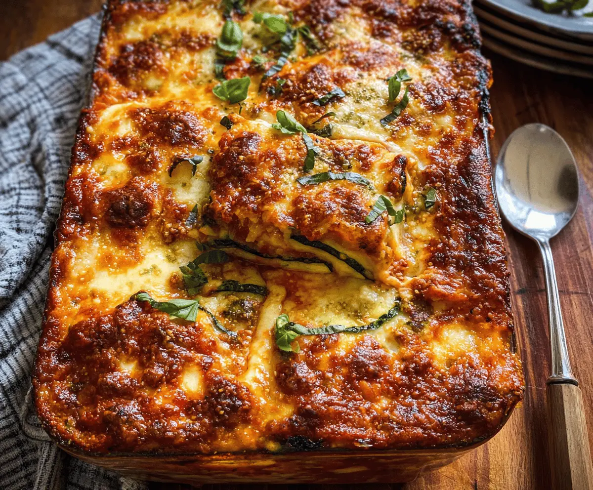 Easy Healthy Zucchini Lasagna Recipe