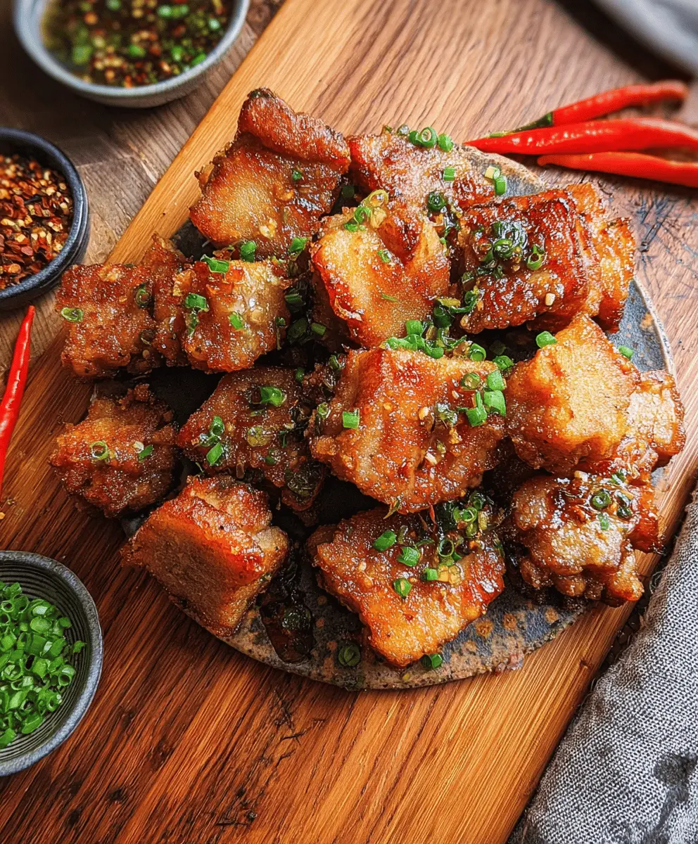 Easy Salt and Pepper Pork Chop Bites Recipe