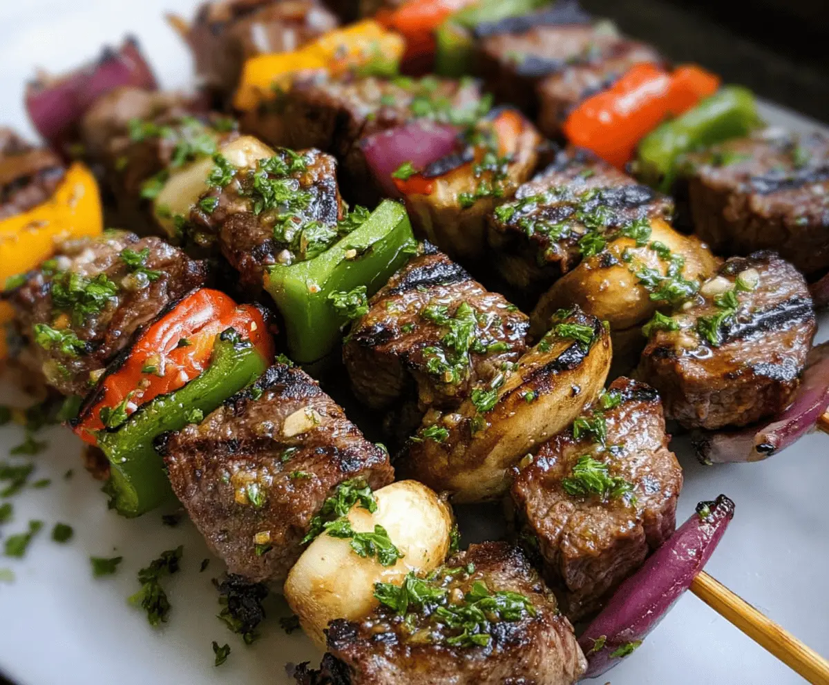 Easy and Delicious Steak Kabobs Recipe