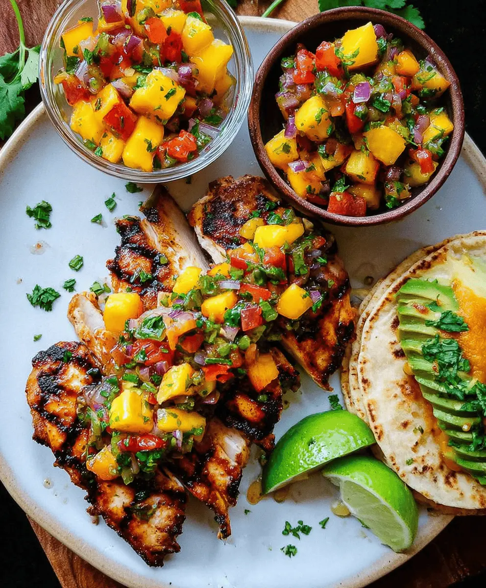 Easy Peach Salsa Chicken Recipe