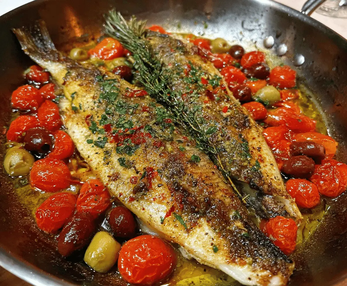 Easy Mediterranean Baked Fish Recipe