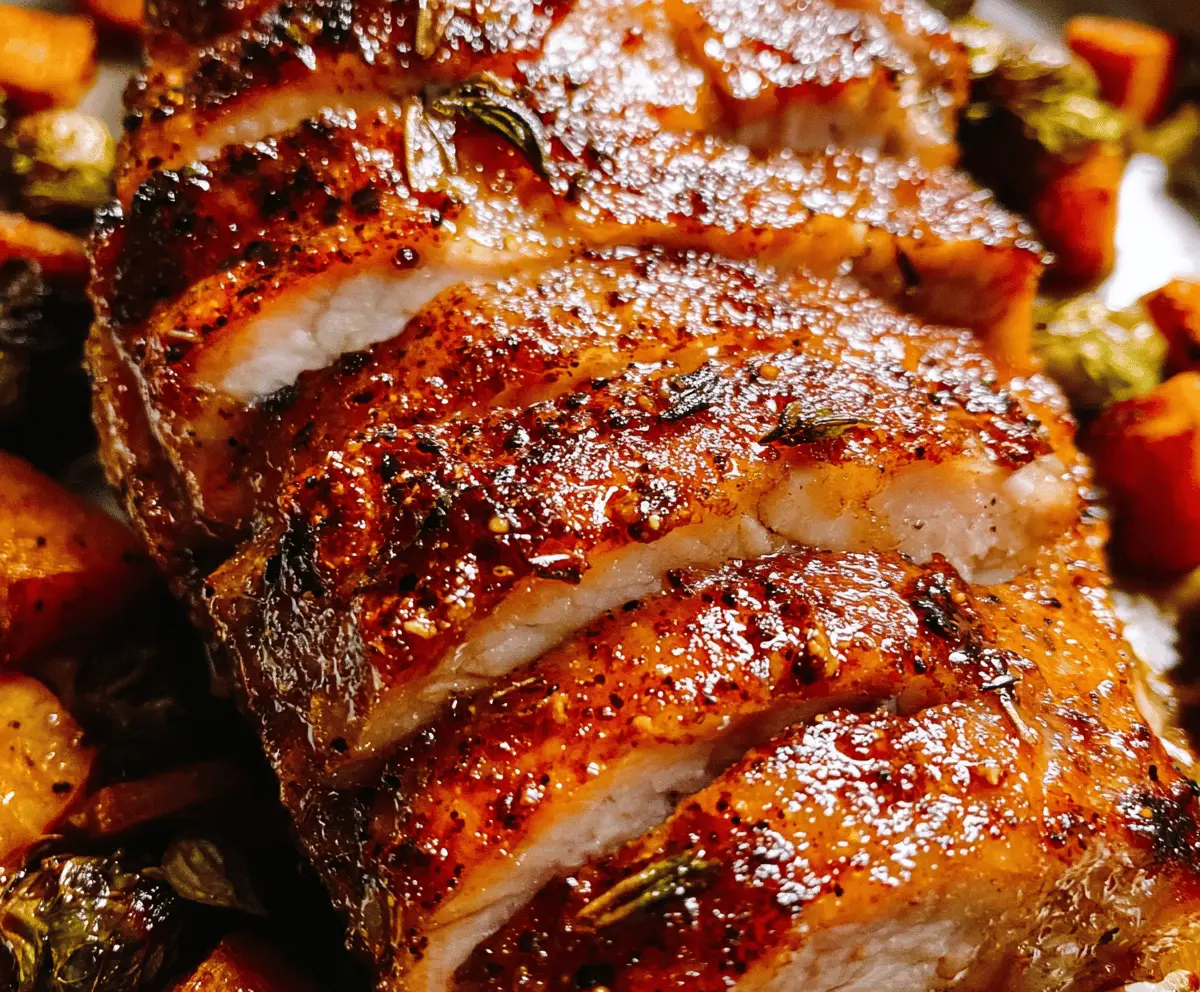 Easy Roasted Honey Garlic Pork Recipe