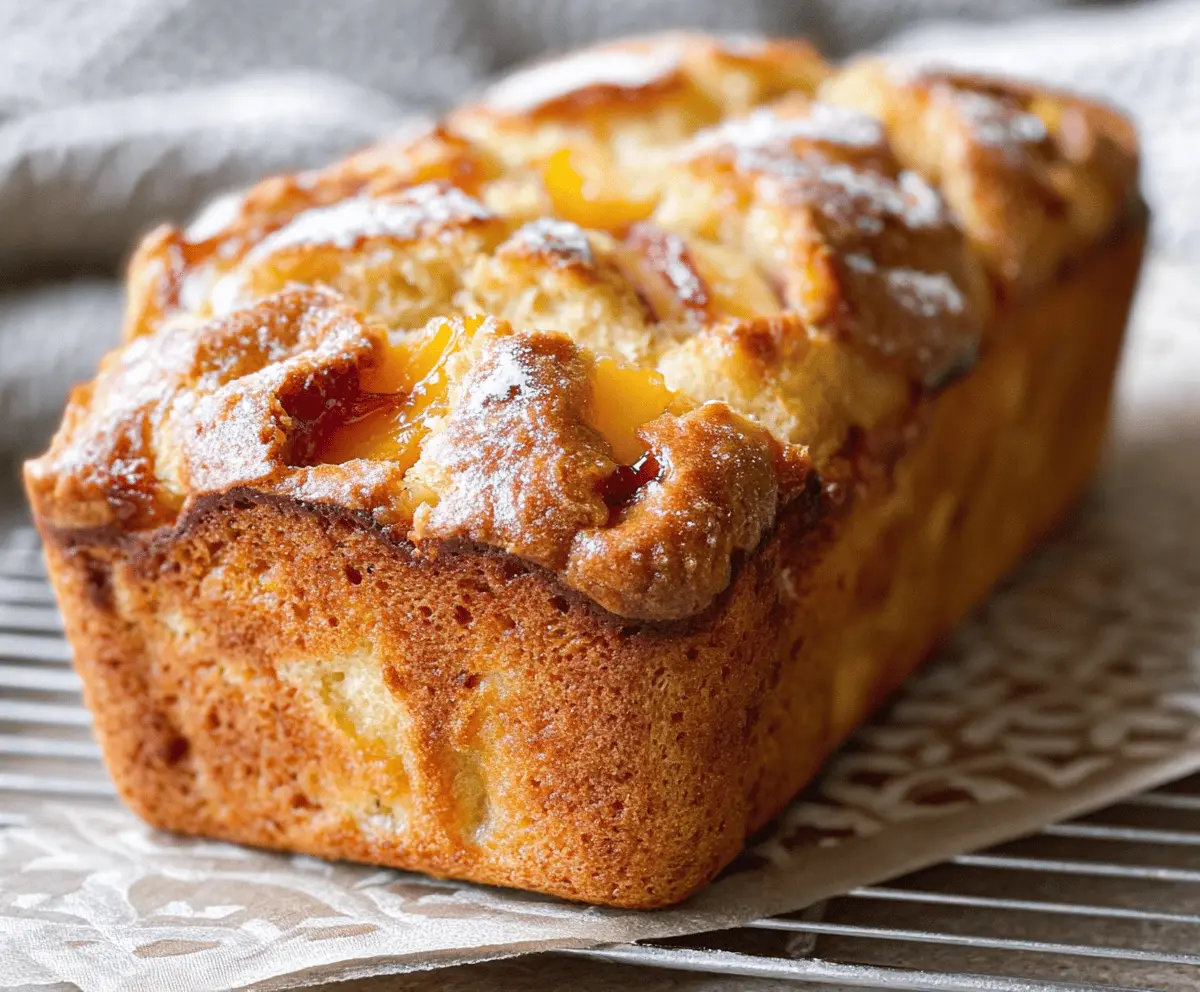 Easy Homemade Peach Bread Recipe