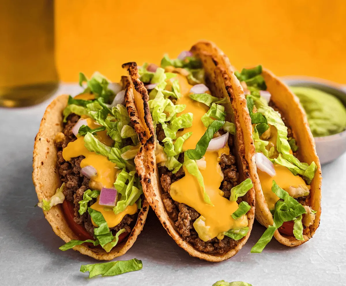 Easy Smash Burger Big Mac Tacos Recipe