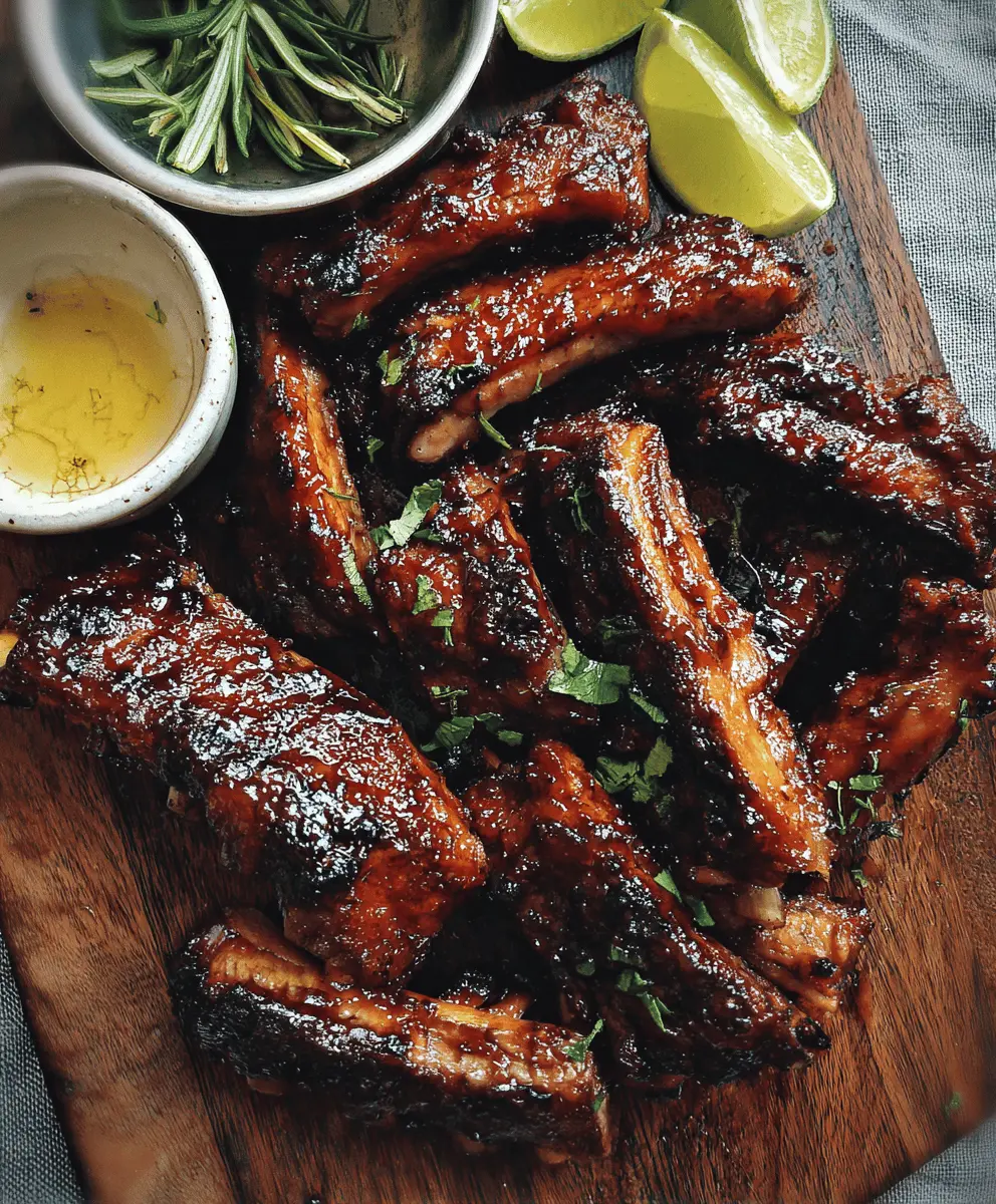 Easy Soy Honey Glazed Pork Ribs Recipe