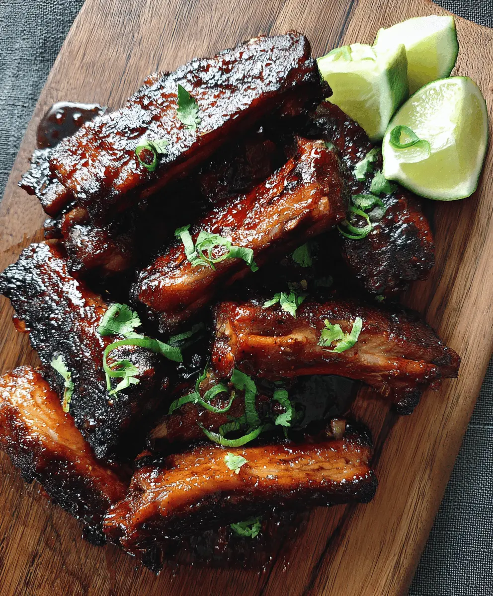 Easy Soy Honey Glazed Pork Ribs Recipe