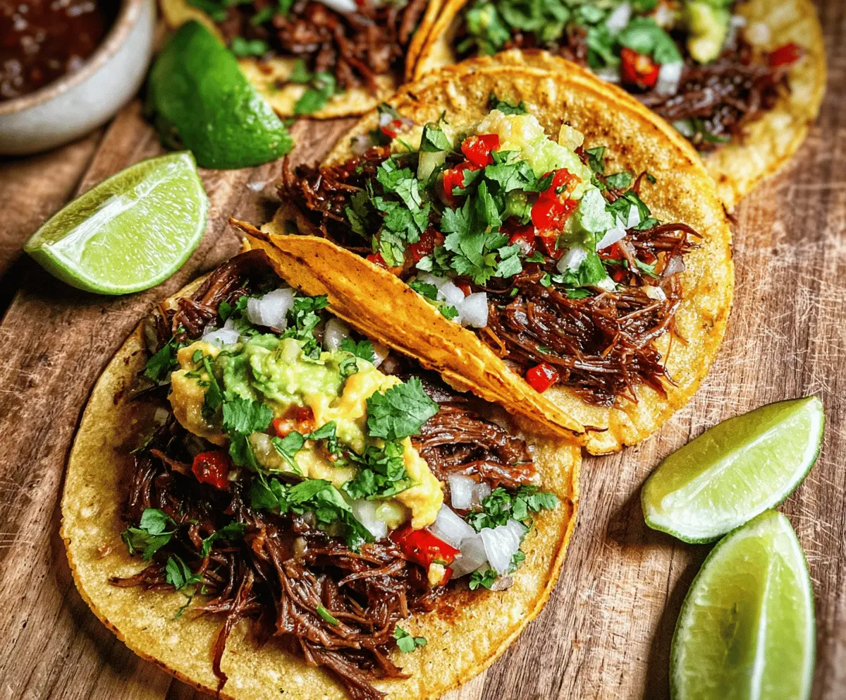 Easy Slow Cooker Chuck Roast Tacos Recipe