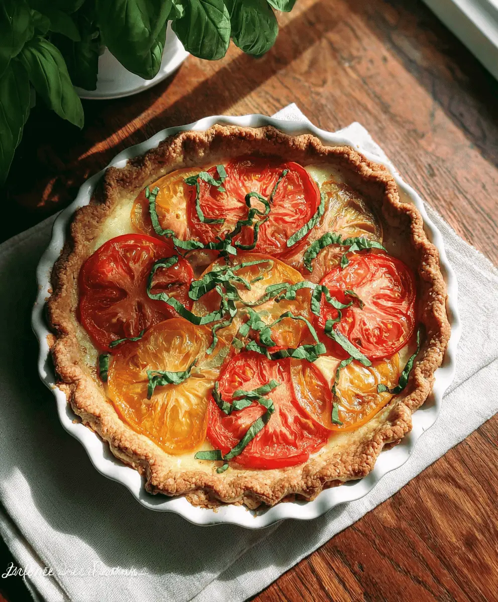 Easy Heirloom Tomato Pie Recipe
