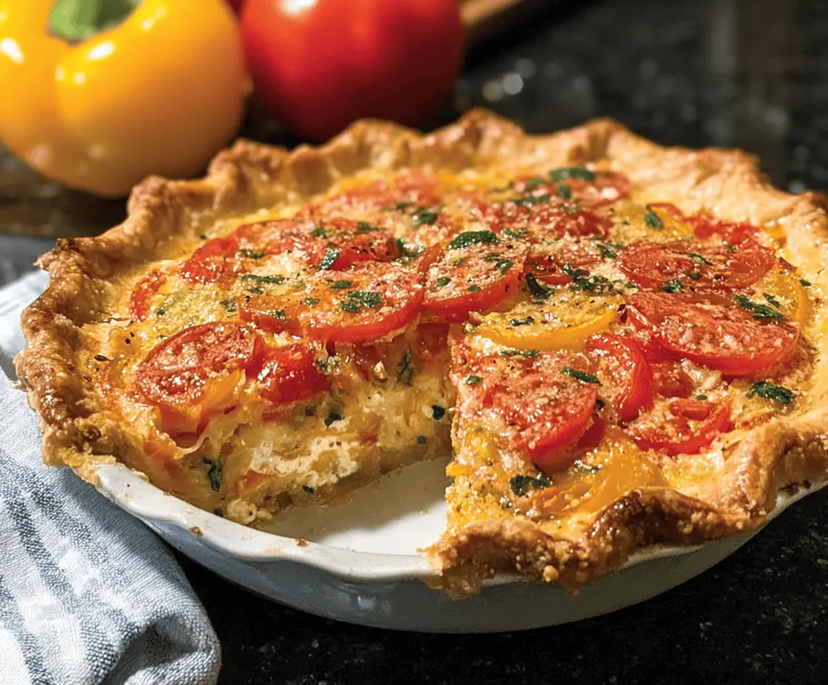 Easy Paula Deen Tomato Pie Recipe