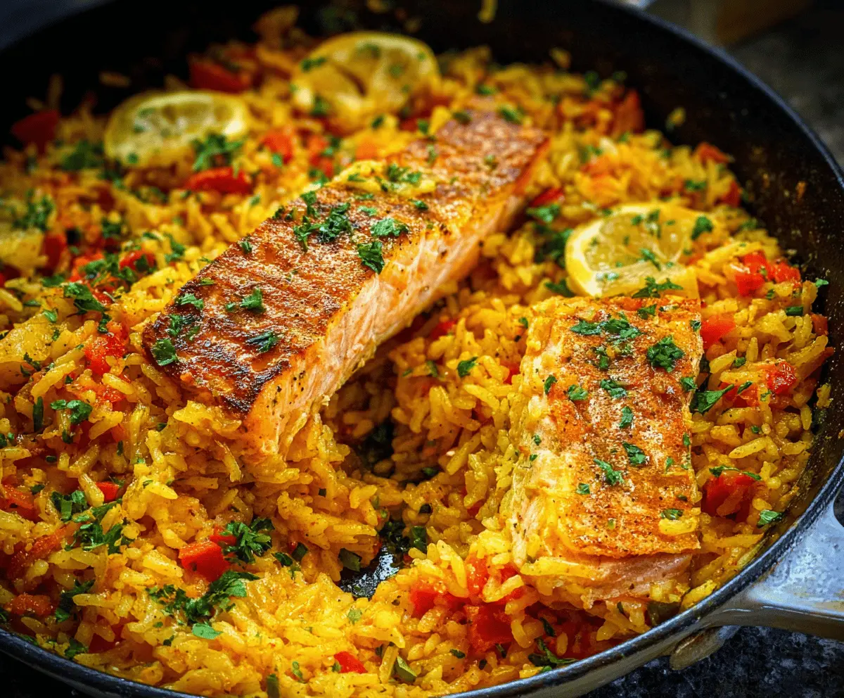 Easy One-Pot Salmon and Rice Recipe