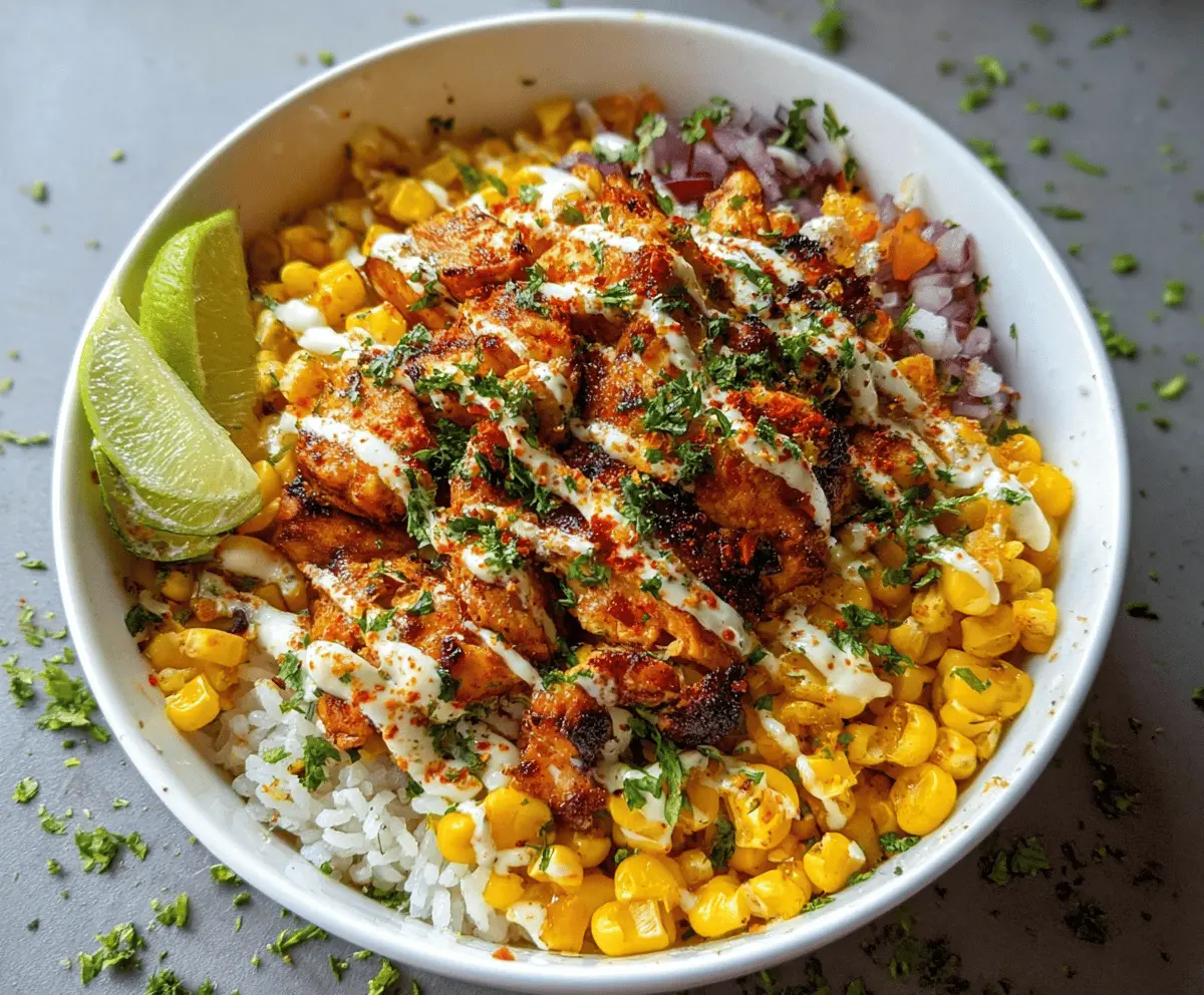 Easy Street Corn Chicken Rice Bowl Recipe