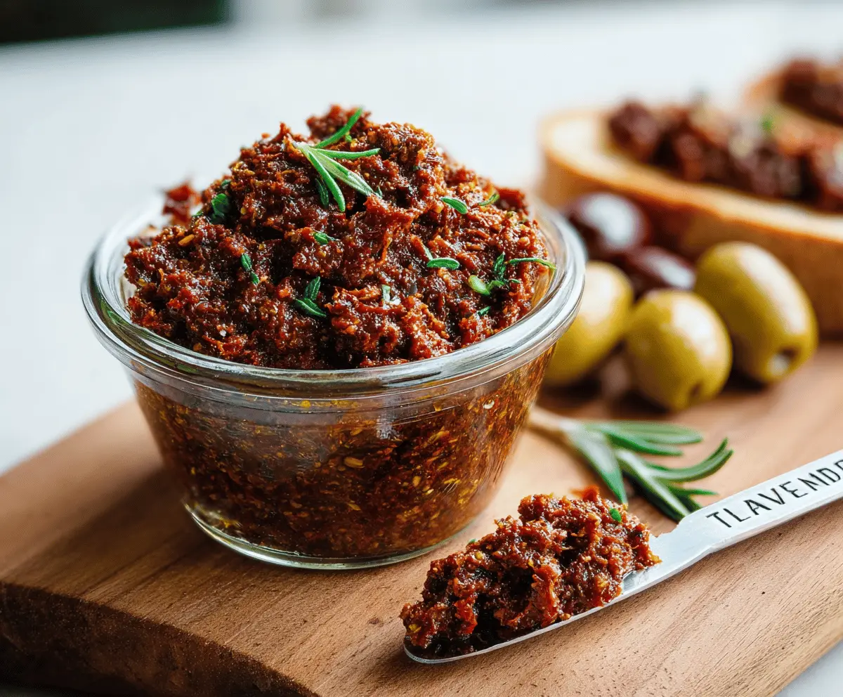 Easy Olive and Sun-Dried Tomato Tapenade Recipe