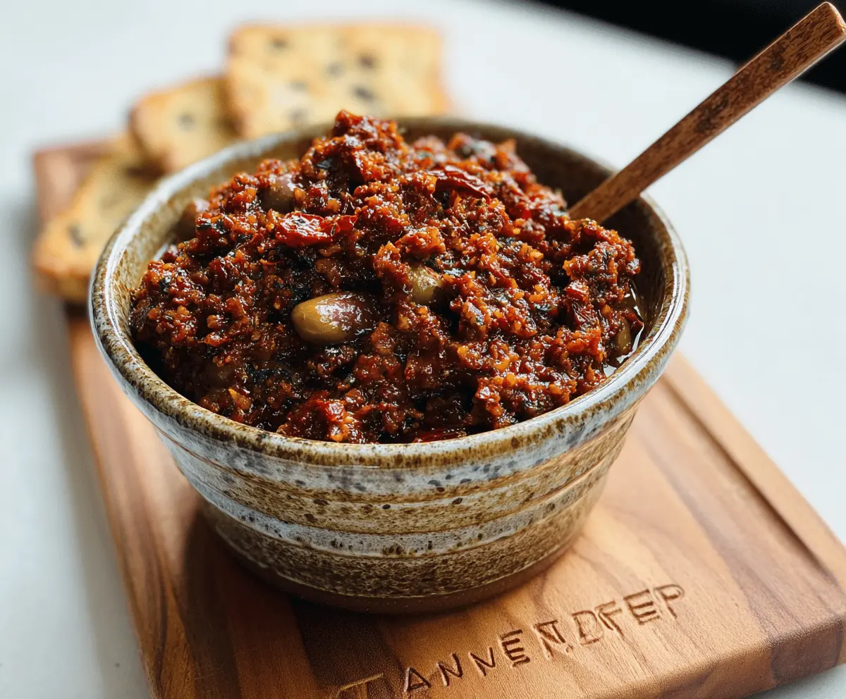 Easy Olive and Sun-Dried Tomato Tapenade Recipe