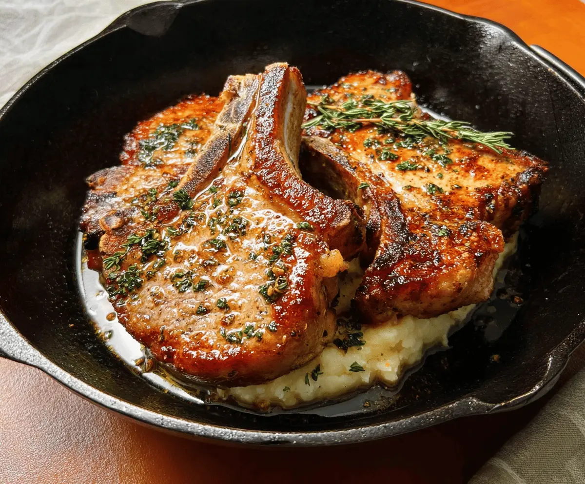 Easy Cast Iron Pork Chops Recipe