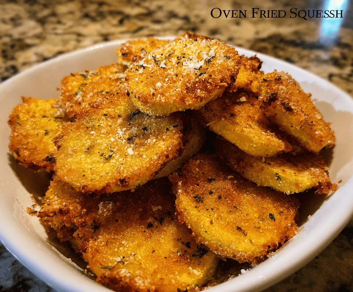 Easy Oven Fried Squash Recipe for Crispy Healthy Sides