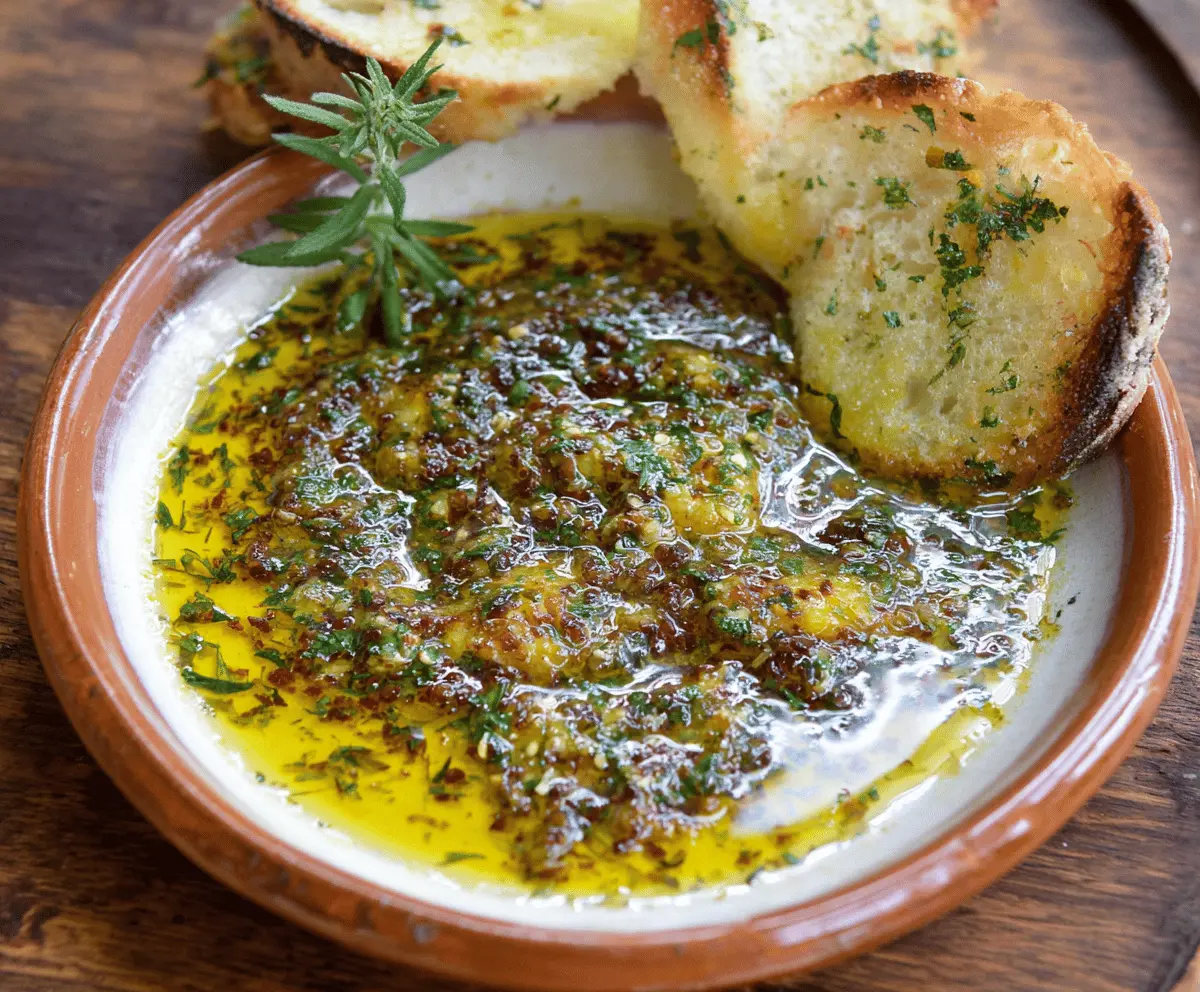 Easy Mediterranean Olive Oil Dip Recipe