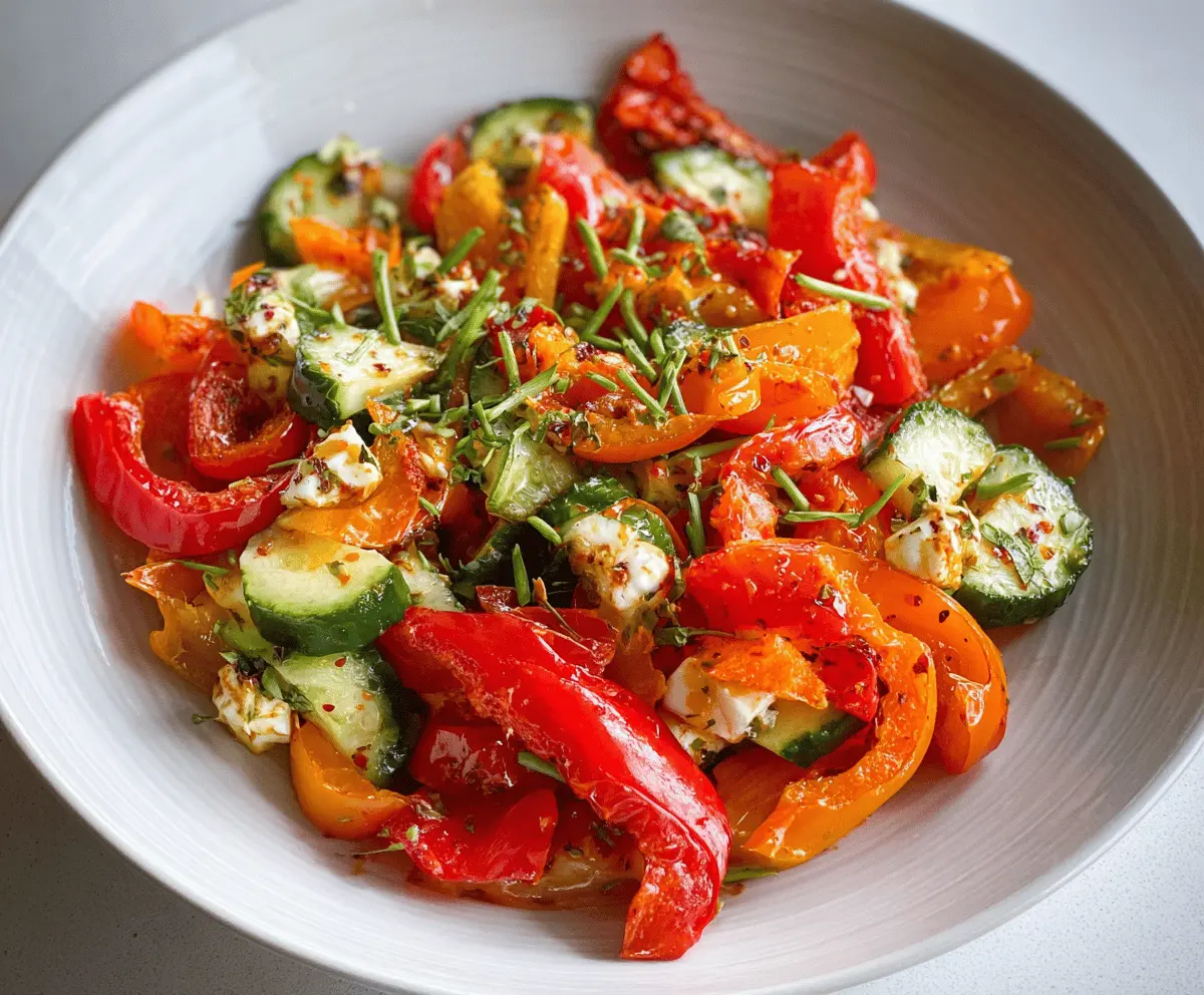 Easy Sweet Pepper Salad Recipe