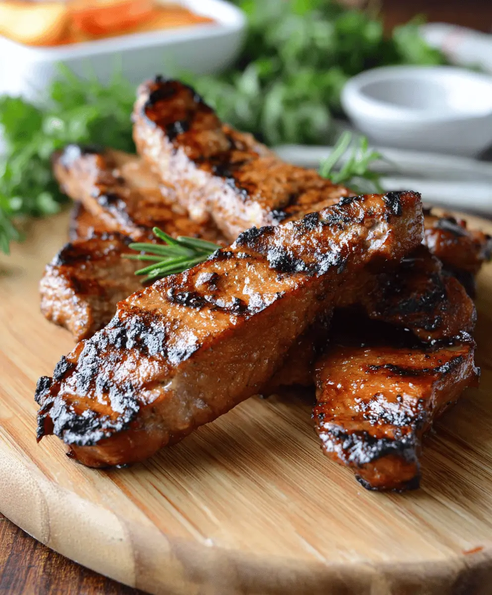 Easy Grilled Country Style Ribs Recipe