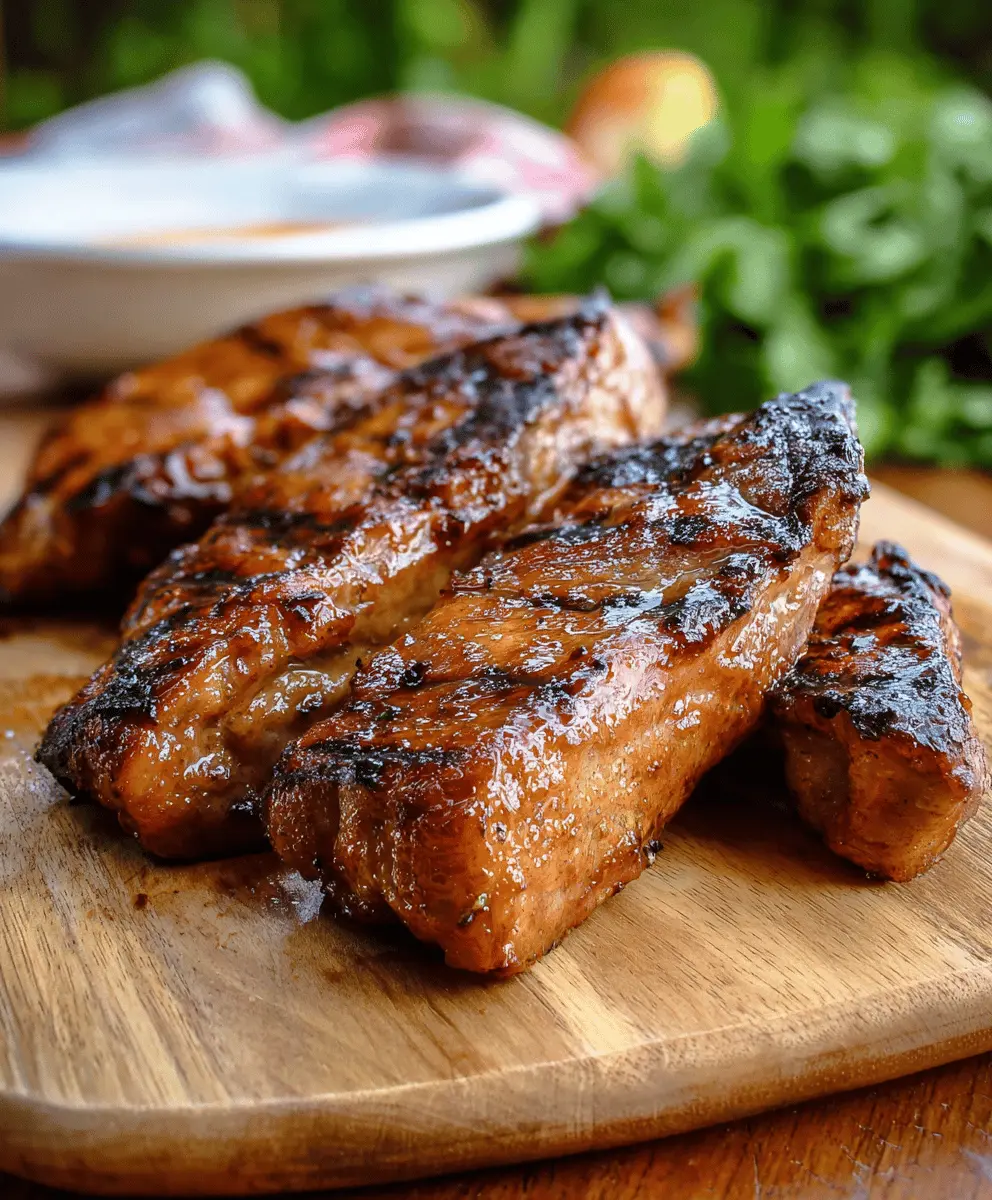 Easy Grilled Country Style Ribs Recipe