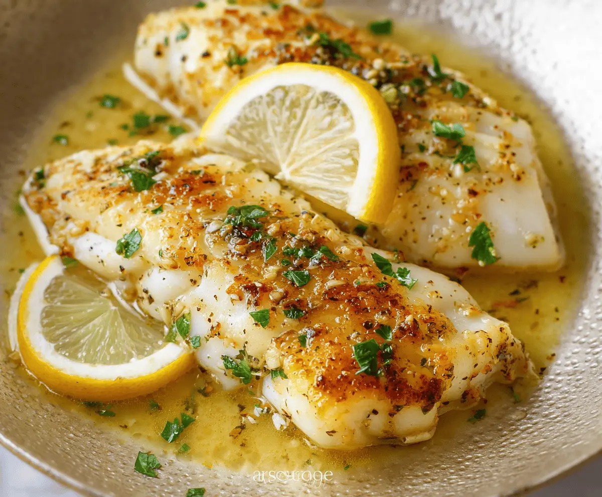 Easy Garlic Butter Cod Recipe