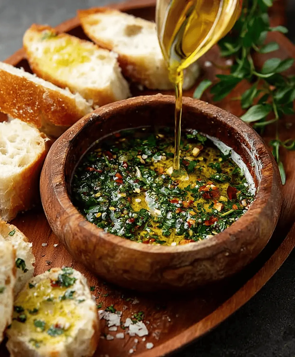 Easy Irresistible Olive Oil Bread Dip Recipe