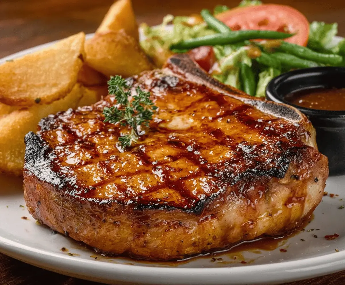 Easy Texas Roadhouse Style Pork Chops Recipe