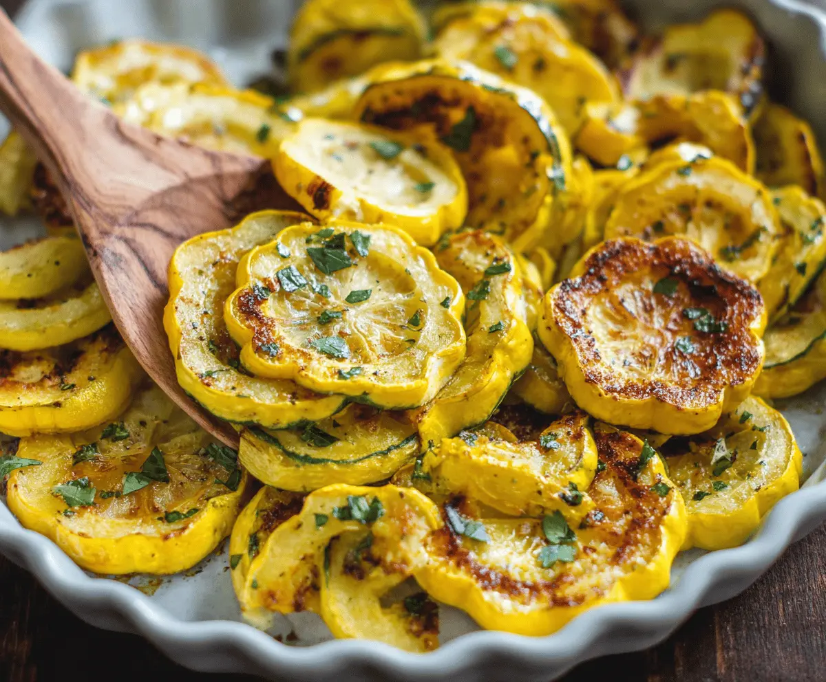 Easy Garlic Roasted Yellow Squash Recipe