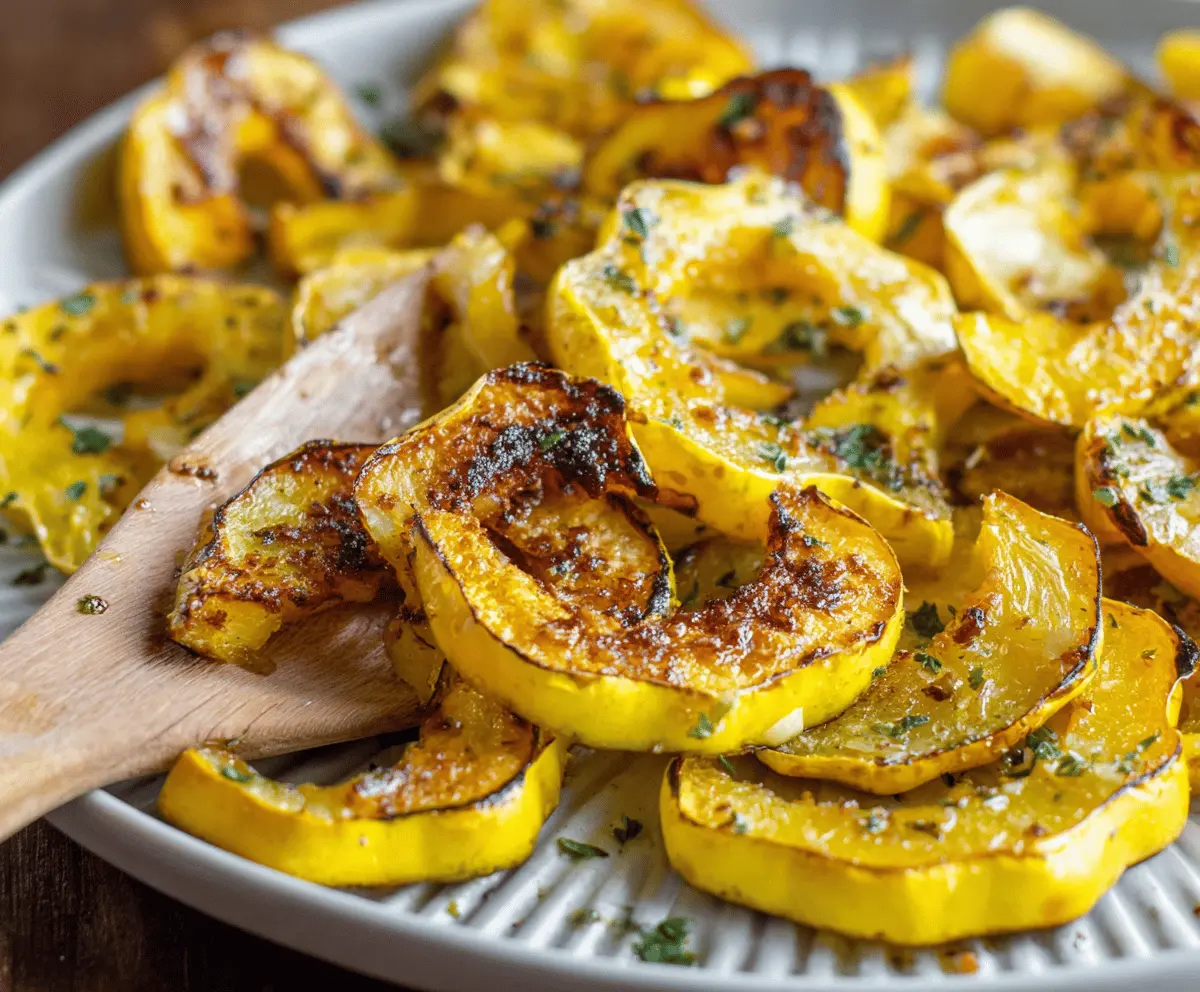 Easy Garlic Roasted Yellow Squash Recipe