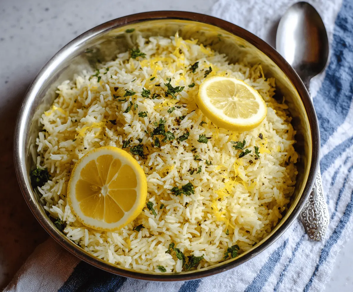 Easy Greek Lemon Rice Recipe Ready in 35 Minutes