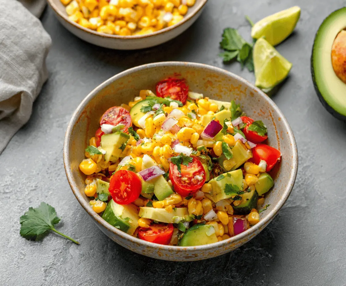 Bright and Zesty Corn Salad Recipe for Summer