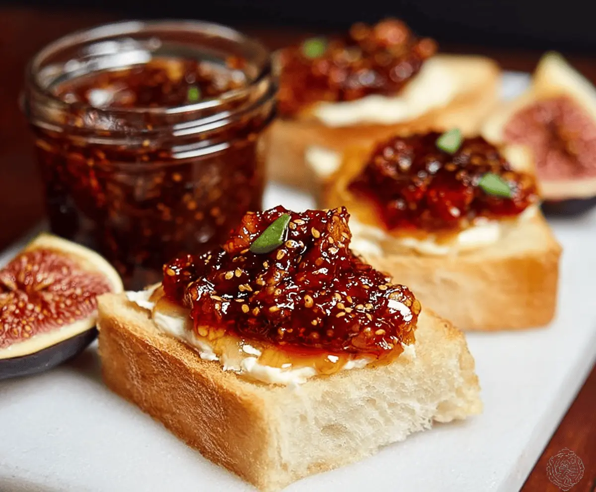 Sweet and Spicy Calabrian Chili Fig Jam Recipe