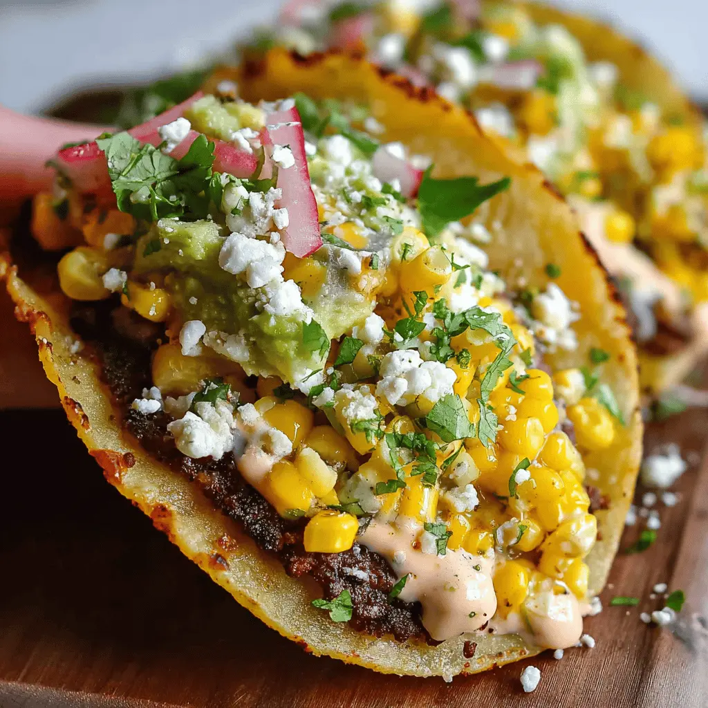 Easy Street Corn Smash Burger Tacos Recipe
