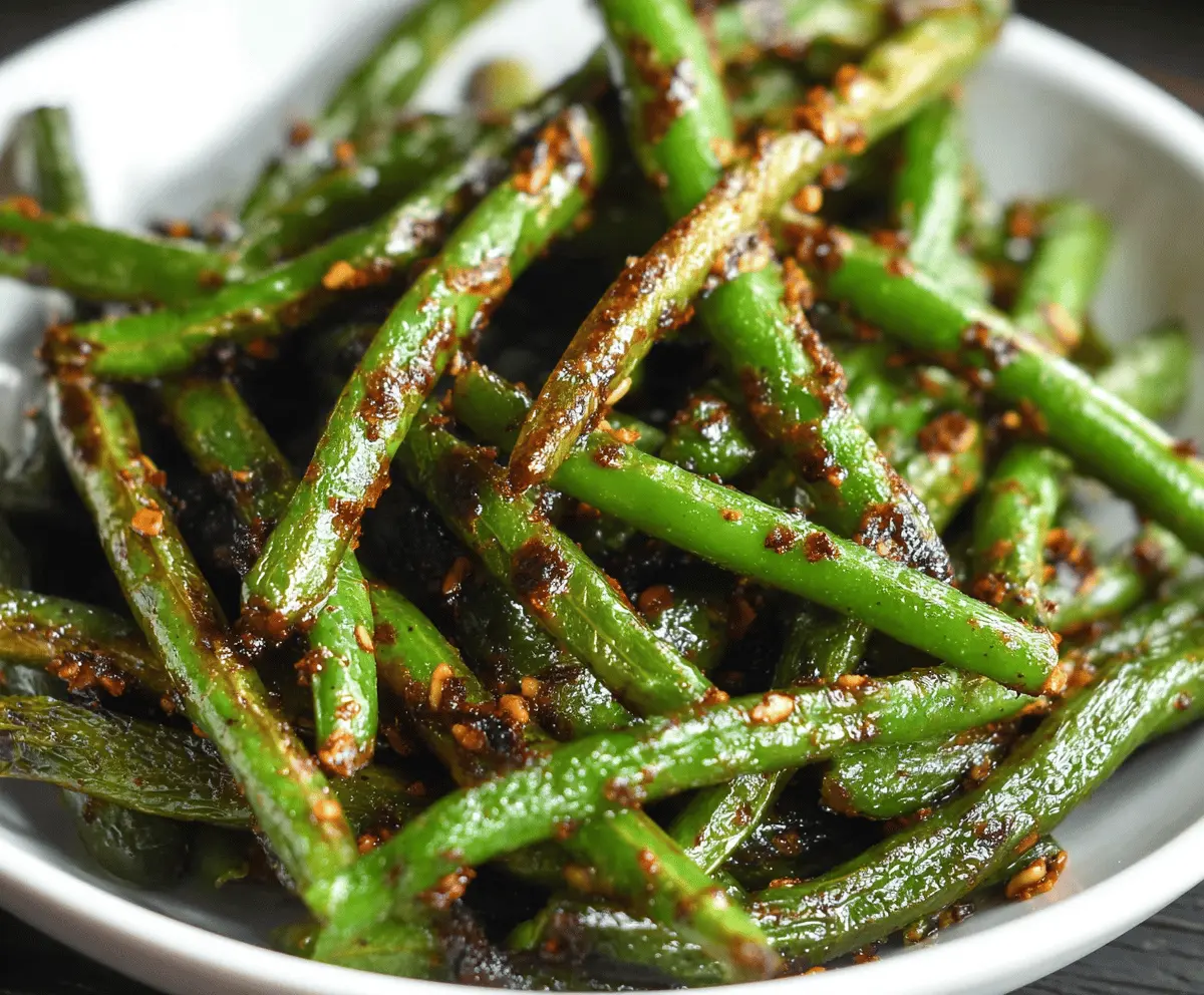 Crunchy Zesty Green Beans Recipe
