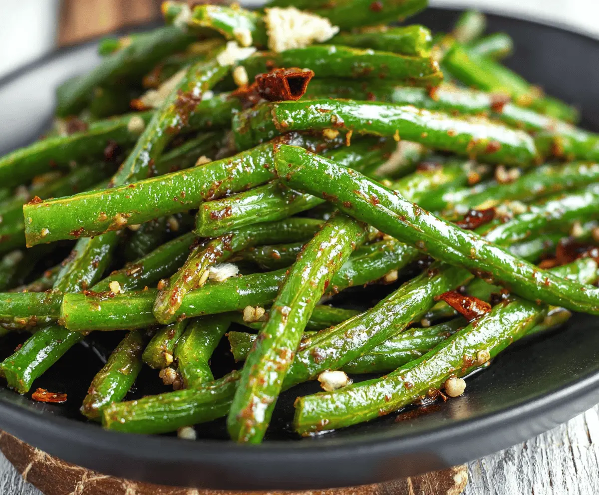Crunchy Zesty Green Beans Recipe