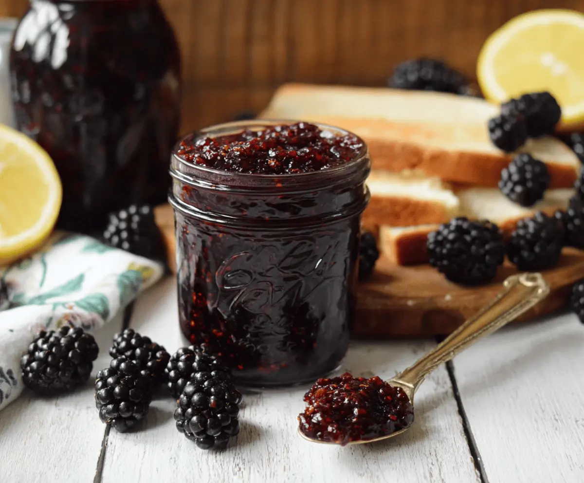 Blackberry Vanilla Bourbon Jam Recipe for Sweet Fruit Lovers