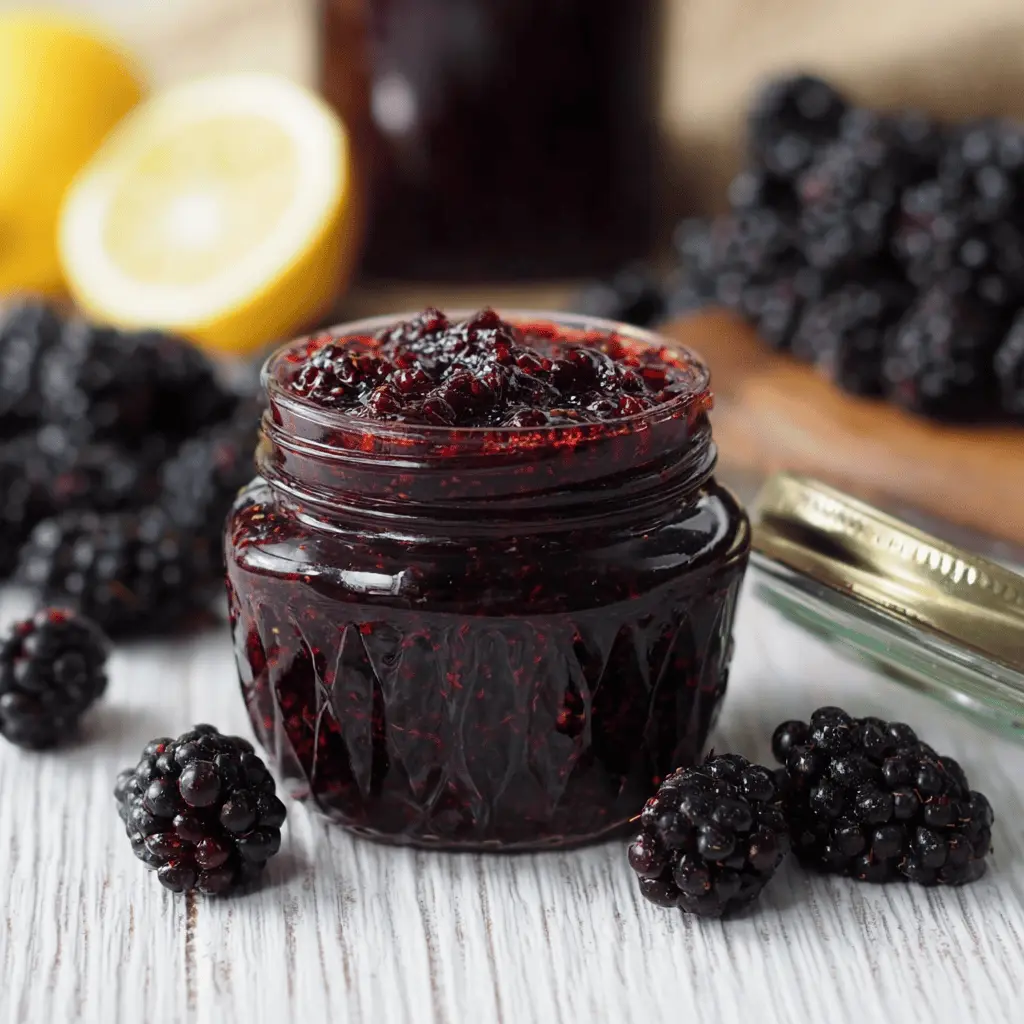 Blackberry Vanilla Bourbon Jam Recipe for Sweet Fruit Lovers