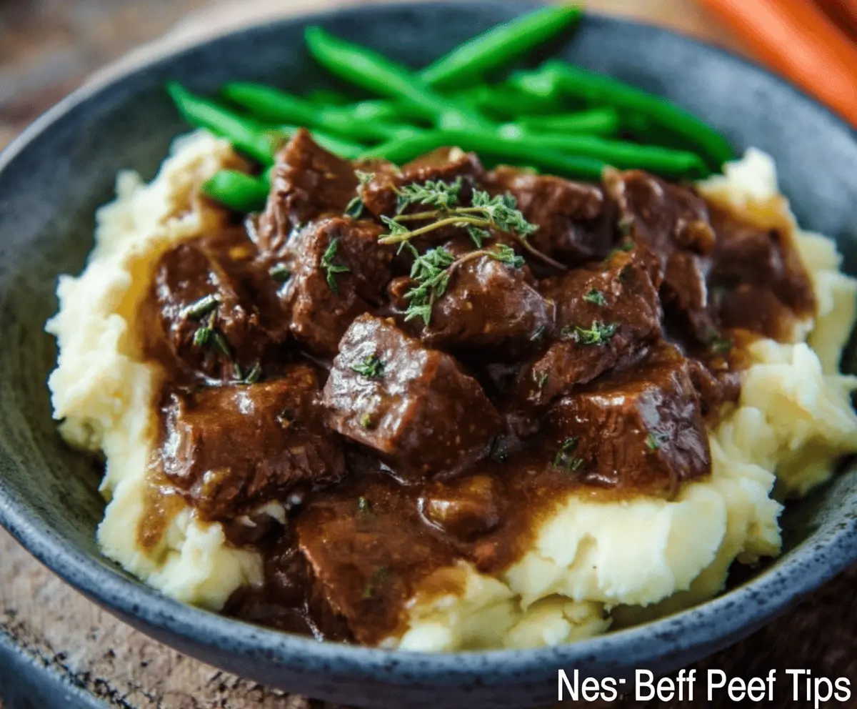 Easy No Peek Beef Tips Recipe for Tender Meat