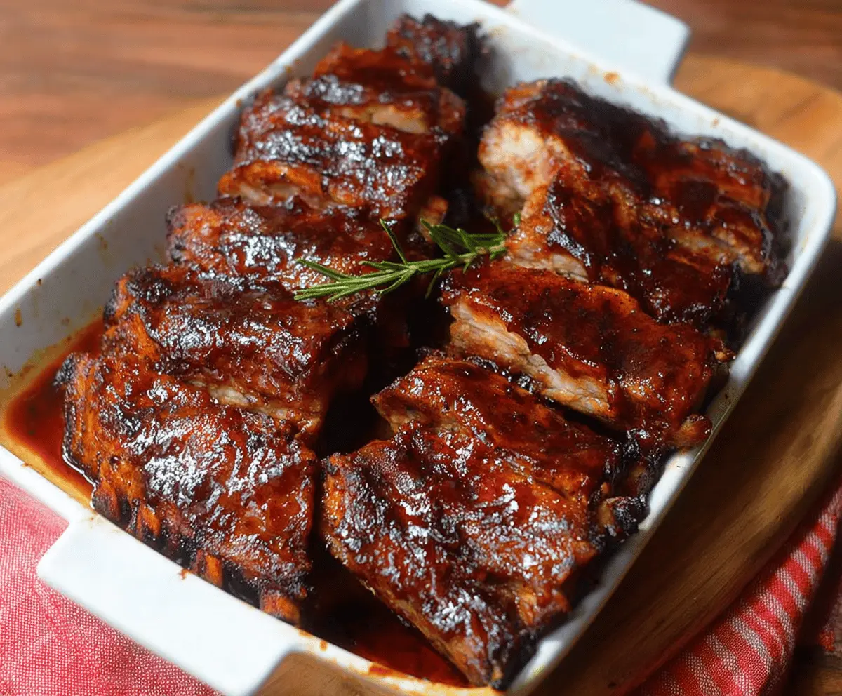 Fall Apart Oven Baked Country Style Pork Ribs