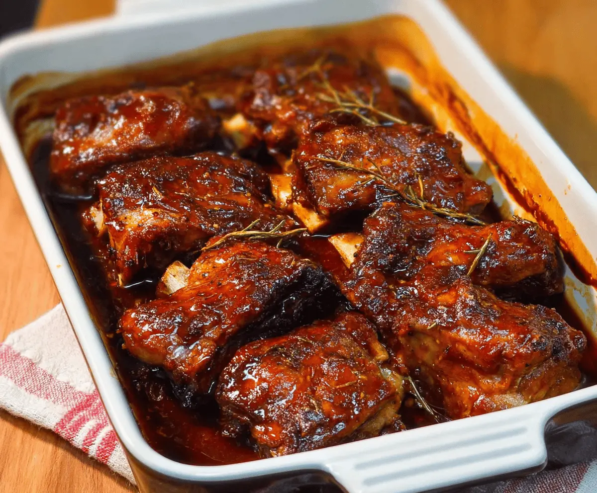 Fall Apart Oven Baked Country Style Pork Ribs