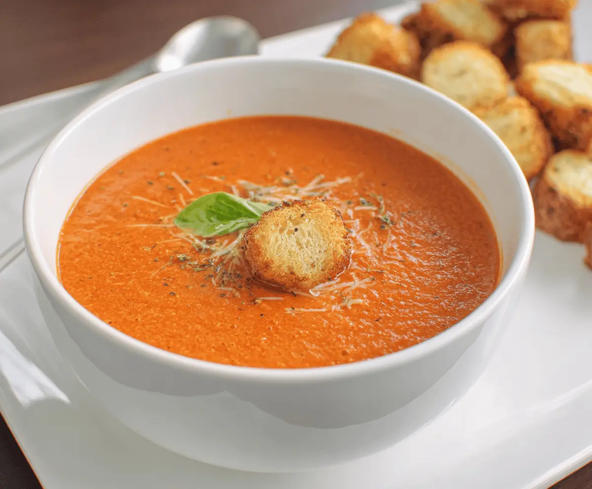 Copycat Panera Bread Tomato Soup Recipe