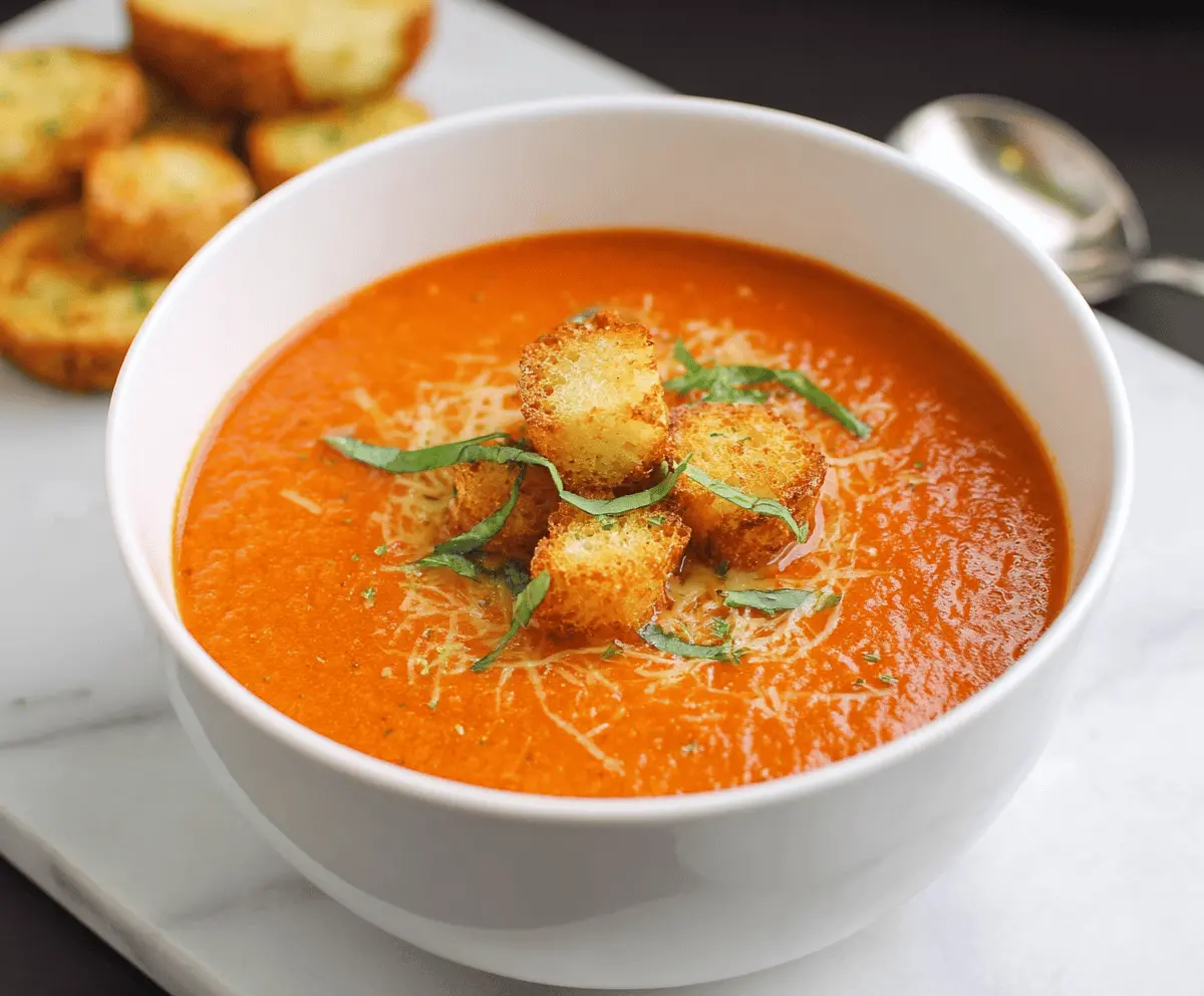Copycat Panera Bread Tomato Soup Recipe