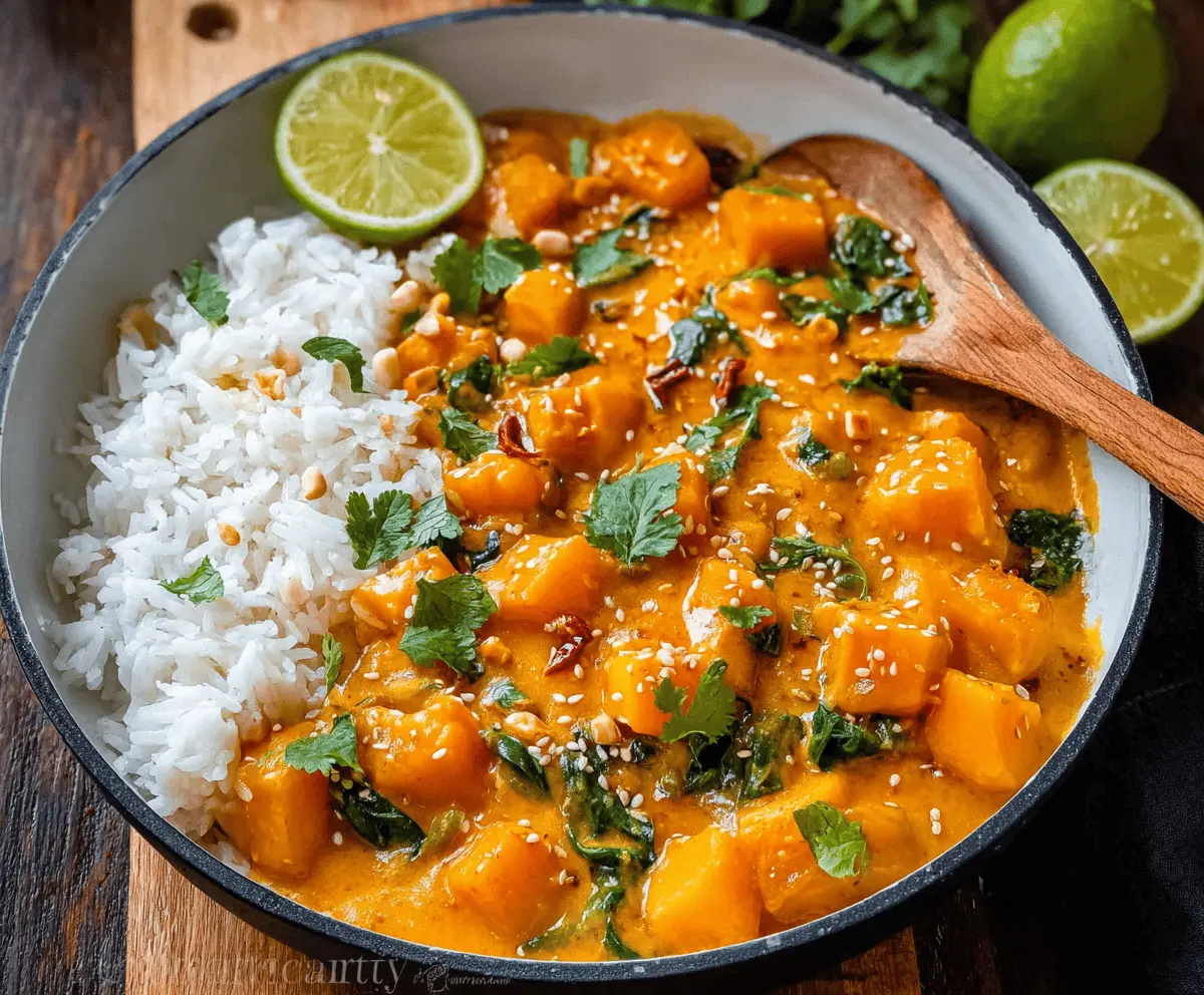 Easy Thai Butternut Squash Curry Recipe