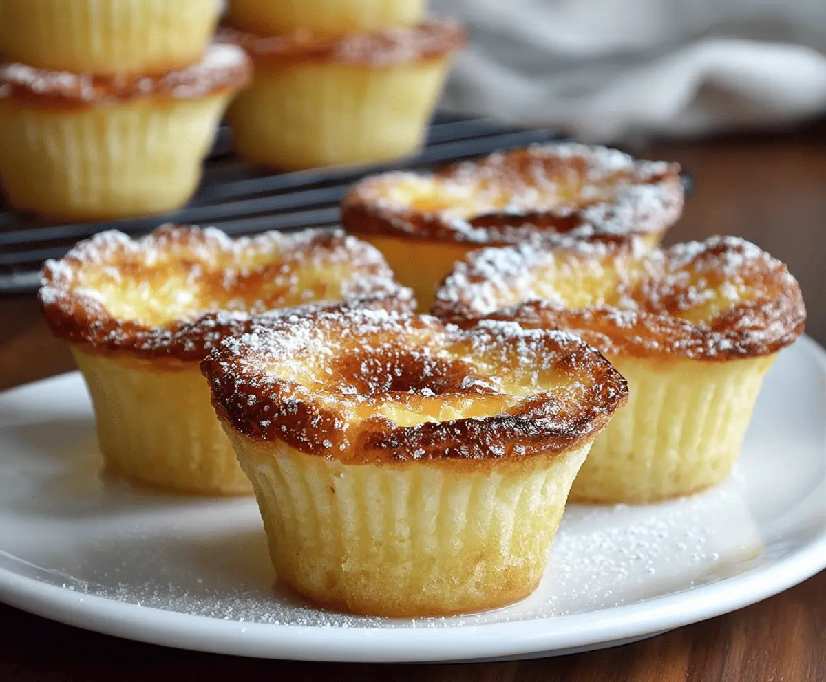 Traditional Portuguese Queijadas Recipe – Creamy Custard Cupcakes