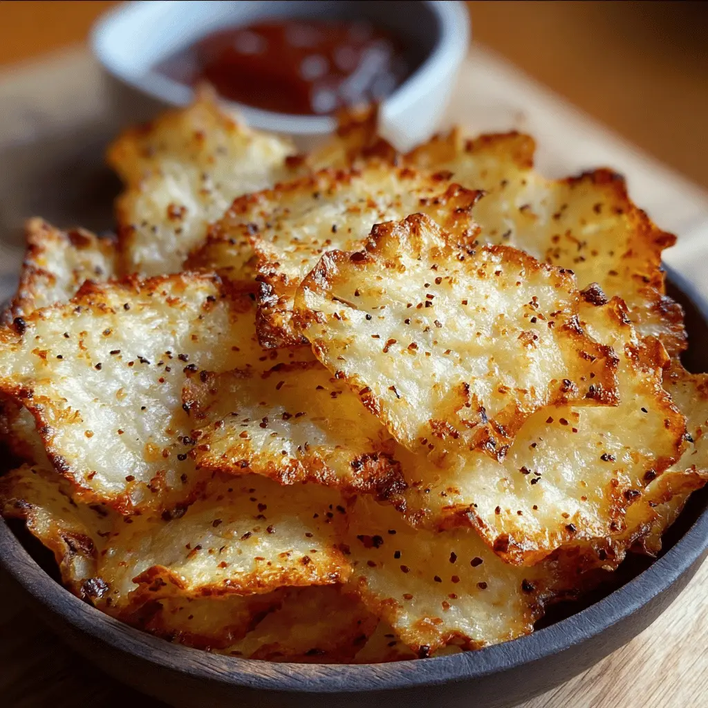 Easy Crispy Cottage Cheese Chips Recipe