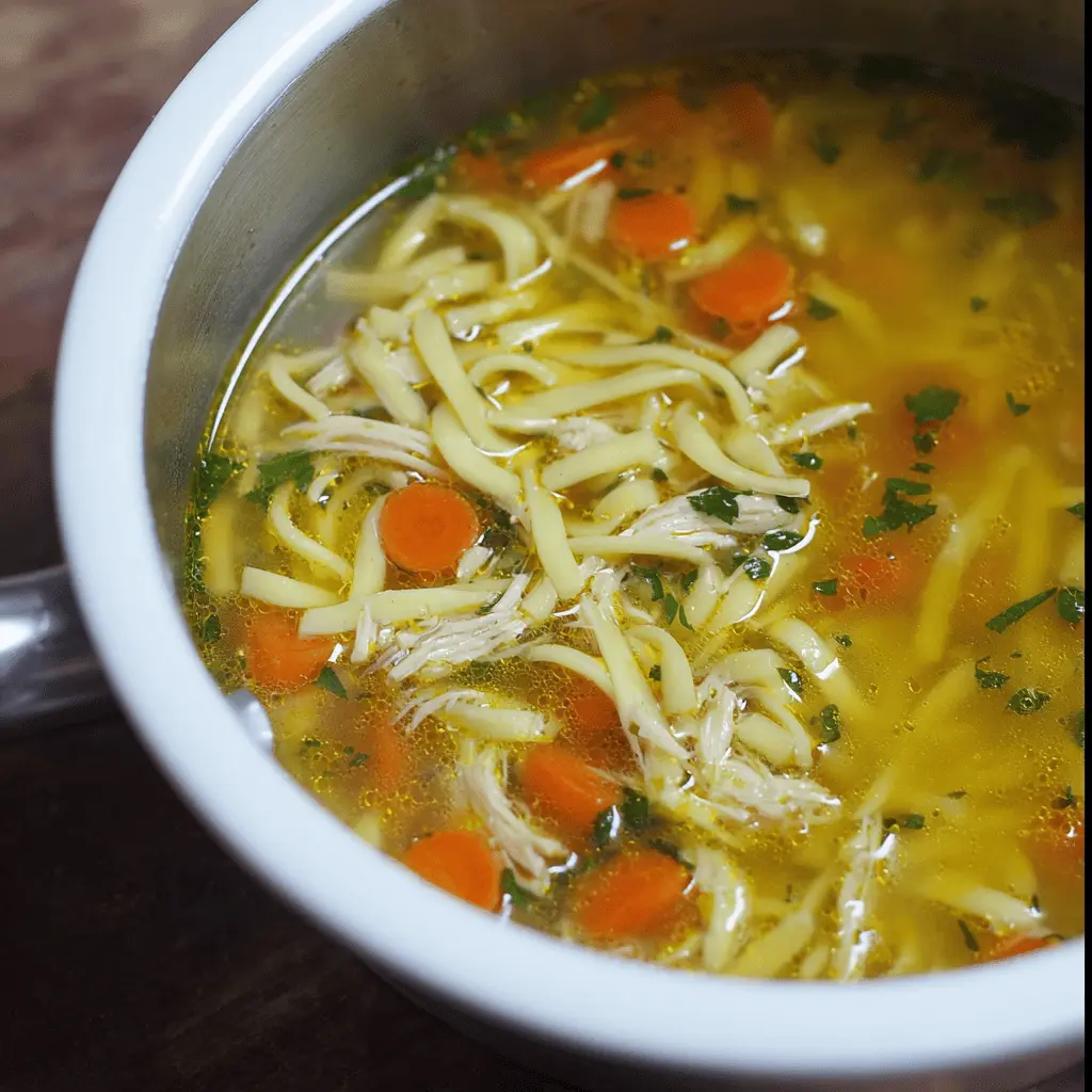 Comforting Chicken Noodle Soup to Feel Better Fast